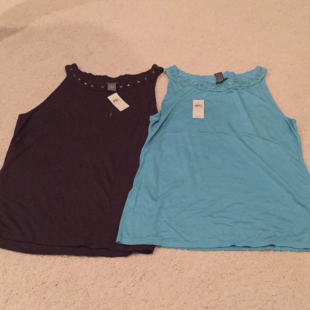 Jersey cotton tank tops from Ann Taylor!